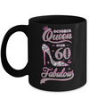 October Queen 60 And Fabulous 1962 60th Years Old Birthday Mug Coffee Mug | Teecentury.com