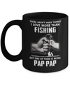 I Love More Than Fishing Being Pap Pap Funny Fathers Day Mug Coffee Mug | Teecentury.com