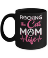 Rocking The Cat Mom Life Mug Coffee Mug | Teecentury.com