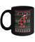 Red Plaid Buffalo Fish Pajamas Family Christmas Sweater Mug Coffee Mug | Teecentury.com