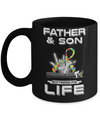 Father And Son Best Friends For Life Autism Awareness Mug Coffee Mug | Teecentury.com