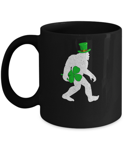 Shamrock Irish Bigfoot St Patrick's Day Mug Coffee Mug | Teecentury.com