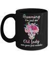 Assuming I'm Just An Old Lady Was Your First Mistake Skull Mug Coffee Mug | Teecentury.com
