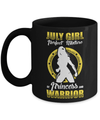 July Girl Perfect Mixture Of Princess And Warrior Mug Coffee Mug | Teecentury.com