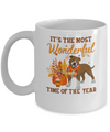 Pit Bull Autumn It's The Most Wonderful Time Of The Year Mug Coffee Mug | Teecentury.com