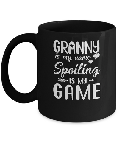 Granny Is My Name Spoiling Is My Game Funny Mothers Day Mug Coffee Mug | Teecentury.com