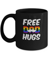 LGBT Pride Month Free Dad Hugs Mug Coffee Mug | Teecentury.com