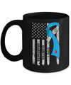 Type 1 Diabetes Awareness Support T1D Flag Ribbon Mug Coffee Mug | Teecentury.com