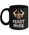Feast Mode Food Funny Turkey Thanksgiving Day Mug Coffee Mug | Teecentury.com