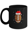 Santa Hat Football Christmas Gifts Mug Coffee Mug | Teecentury.com