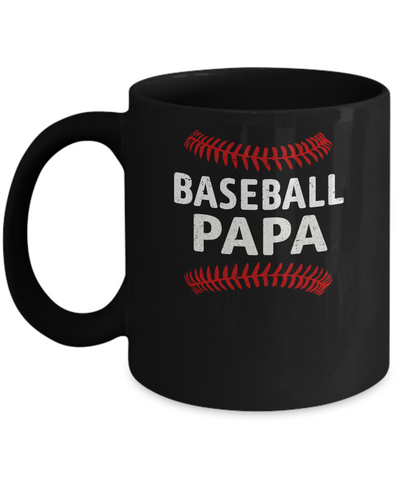 Baseball Papa Mug Coffee Mug | Teecentury.com