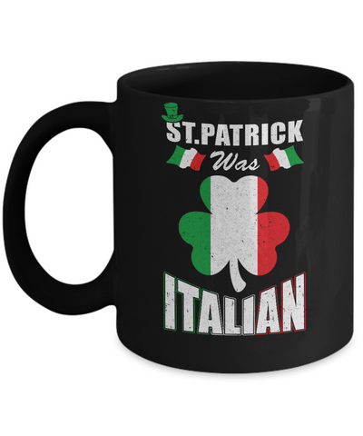 Vintage St Patrick Was Italian Mug Coffee Mug | Teecentury.com