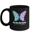You Are Not Alone Butterfly Suicide Prevention Awareness Mug Coffee Mug | Teecentury.com