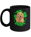Golden Retriever St. Patrick's Day Clovers Mug Coffee Mug | Teecentury.com
