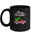 Snow Tree Truck Merry Christmas Mug Coffee Mug | Teecentury.com