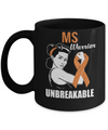 MS Warrior Unbreakable Multiple Sclerosis Awareness Mug Coffee Mug | Teecentury.com