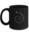 Pi Spiral Galaxy Color Math Pi Day Mug Coffee Mug | Teecentury.com