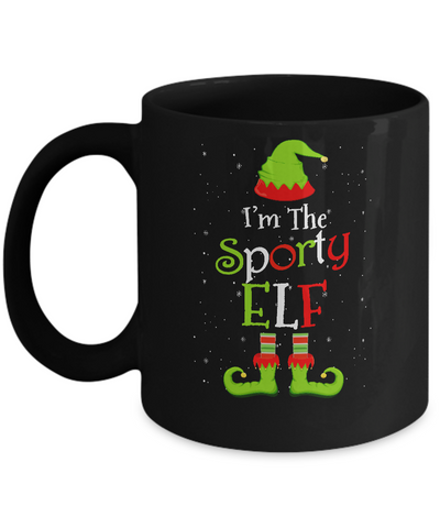 I'm The Sporty Elf Family Matching Funny Christmas Group Gift Mug Coffee Mug | Teecentury.com