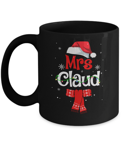 Mrs Claus Daddy Claus Mama Claus Family Pajamas Christmas Mug Coffee Mug | Teecentury.com