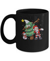 Dabbing Santa Through The Snow Mug Coffee Mug | Teecentury.com