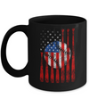 American Flag Vintage Baseball Mug Coffee Mug | Teecentury.com