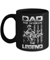 Dad The Veteran The Myth The Legend Mug Coffee Mug | Teecentury.com
