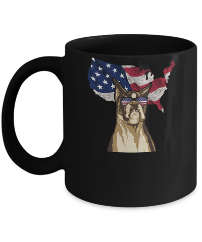 Funny Patriot Boxer Dog 4Th Of July American Flag Mug Coffee Mug | Teecentury.com