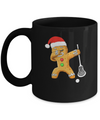 Dabbing Gingerbread Santa Lacrosse Christmas Pajama Gifts Mug Coffee Mug | Teecentury.com