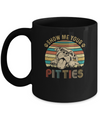 Show Me Your Pitties Retro Vintage Pitbull Lover Gift Mug Coffee Mug | Teecentury.com