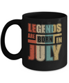 Classic Vintage Legends Are Born In July Birthday Mug Coffee Mug | Teecentury.com