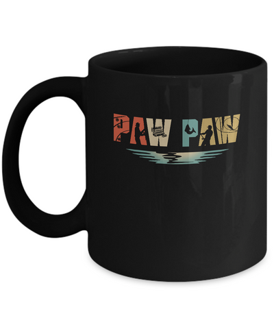 Vintage Fishing Paw Paw Father's Day Gift Mug Coffee Mug | Teecentury.com