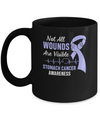 Stomach Cancer Awareness Not All Wounds Are Visible Mug Coffee Mug | Teecentury.com