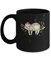 Santa Sloth Christmas Lights Sloth Lover Christmas Gift Mug Coffee Mug | Teecentury.com