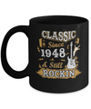 Vintage Classic Since 1948 With Rockin 74th Birthday Mug Coffee Mug | Teecentury.com