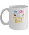 Gender Reveal Pink Or Blue What Will It Bee He Or She Family Mug Coffee Mug | Teecentury.com