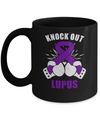 Boxing knock out Lupus Awareness Support Mug Coffee Mug | Teecentury.com