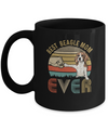 Vintage Best Beagle Mom Ever Bump Fit Funny Mom Gifts Mug Coffee Mug | Teecentury.com