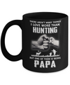 I Love More Than Hunting Being Papa Funny Fathers Day Mug Coffee Mug | Teecentury.com