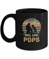 Vintage Father's Day Gift Reel Cool Pops Fishing Mug Coffee Mug | Teecentury.com