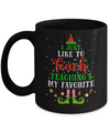 I Just Like to Teach My Favorite Cite Teacher Elf Christmas Mug Coffee Mug | Teecentury.com