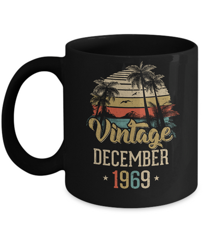 Retro Classic Vintage December 1969 53th Birthday Gift Mug Coffee Mug | Teecentury.com