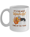 Siberian Husky Autumn It's The Most Wonderful Time Of The Year Mug Coffee Mug | Teecentury.com