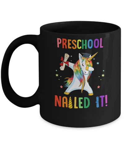 Dabbing Preschool Unicorn Nailed It Graduation Class Of 2022 Mug Coffee Mug | Teecentury.com