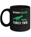 Mommysaurus Times Two Twins Mothers Day Mug Coffee Mug | Teecentury.com