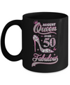 August Queen 50 And Fabulous 1972 50th Years Old Birthday Mug Coffee Mug | Teecentury.com