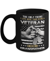 I Love More Than Being A Veteran Is Being A Grandfather Mug Coffee Mug | Teecentury.com