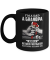 Im A Dad Grandpa Retired Firefighter Gifts Fathers Day Mug Coffee Mug | Teecentury.com