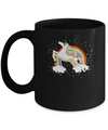 Funny Sloth Riding Unicorn Lover Mug Coffee Mug | Teecentury.com