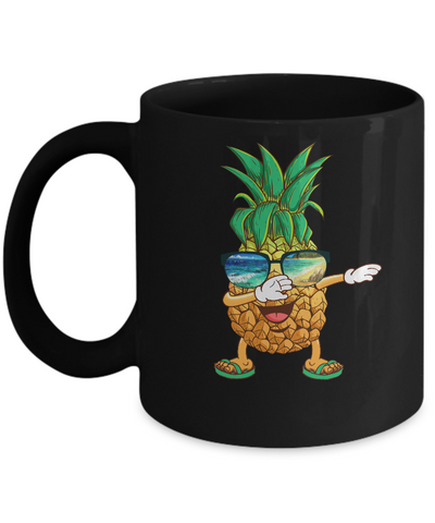 Dabbing Pineapple Sunglasses Aloha Beaches Hawaii Mug Coffee Mug | Teecentury.com