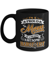 I'm A Proud Mom Of A Freaking Awesome Hairstylist Mug Coffee Mug | Teecentury.com